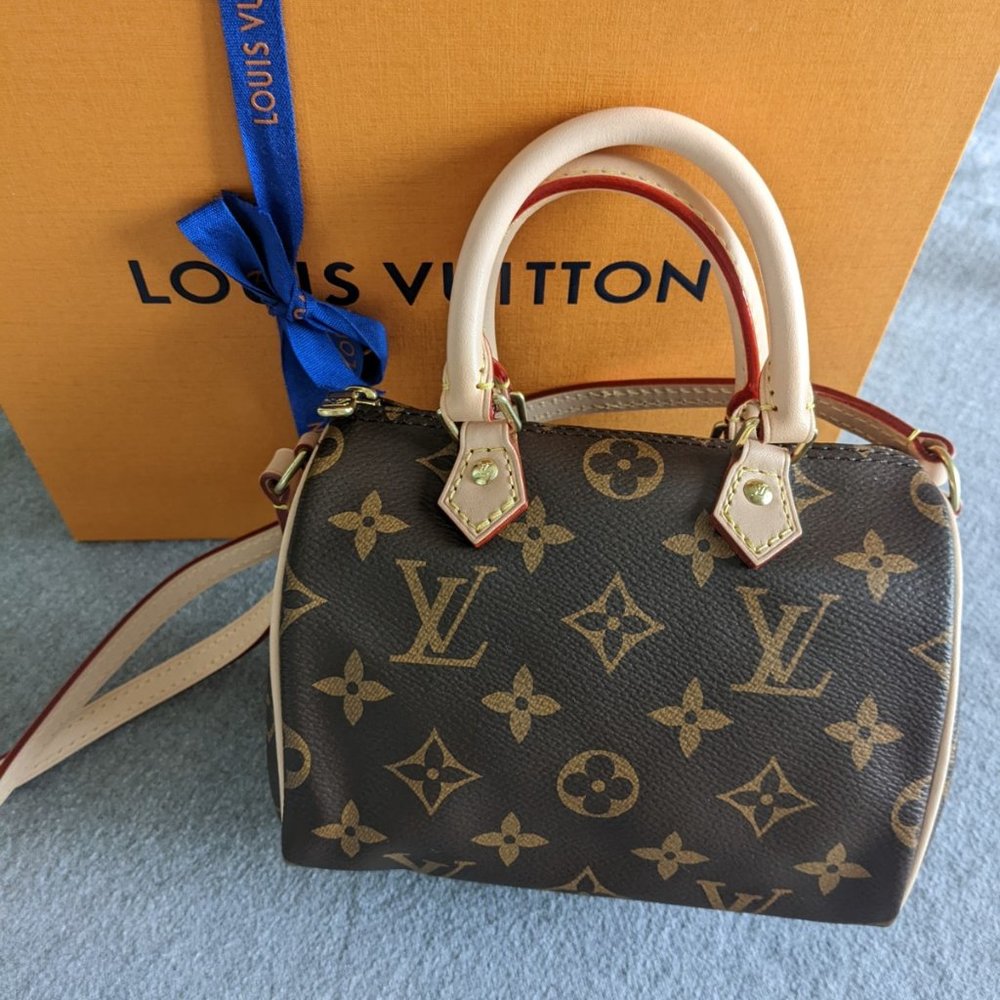 Authentic Louis Vuitton Nano Speedy Bag